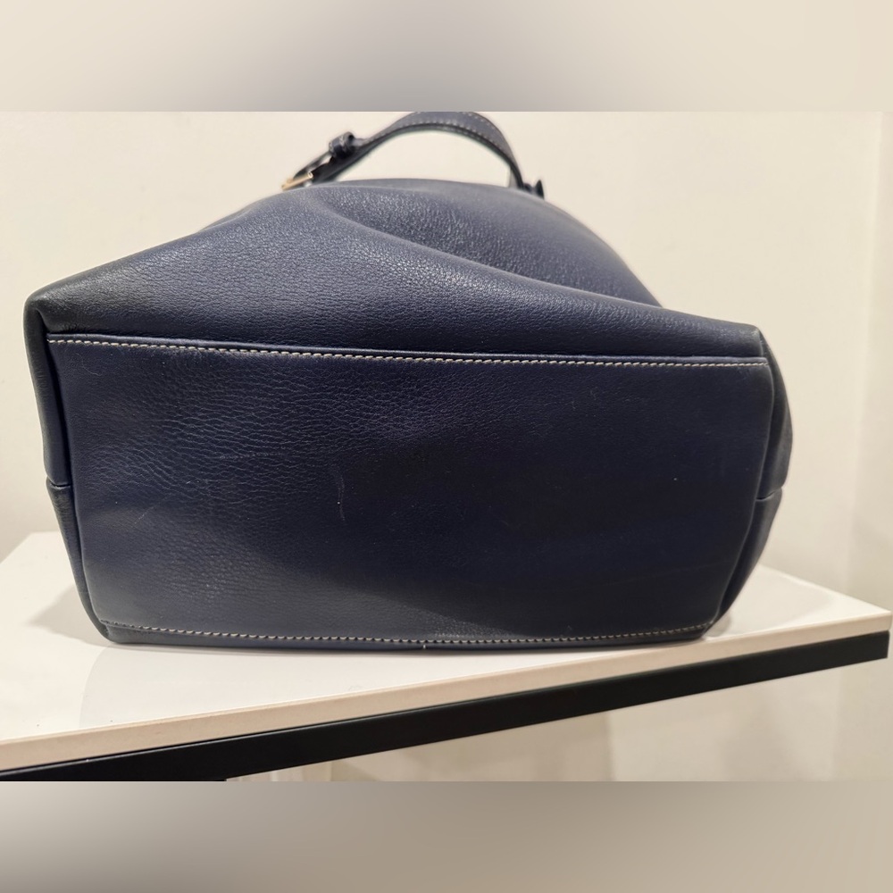 Dooney & Bourke Navy Shoulder Bag - Picture 4 of 12